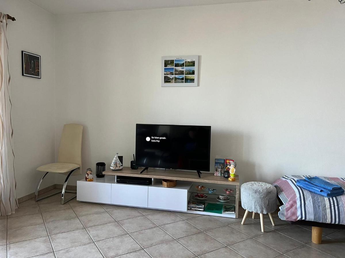 1 Zimmer Apartment Mit Seesicht Und Pool Gambarogno Exterior photo